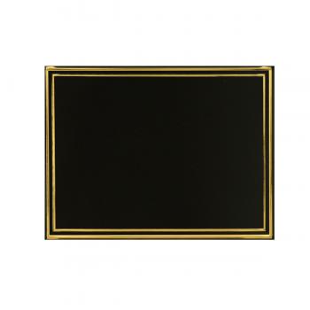 Placa aluminio negra MAD-SPORT