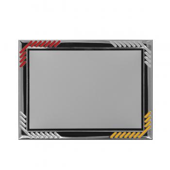 Placa aluminio homenaje españa 