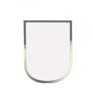 Placa aluminio escudo blanco