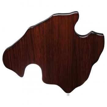 Mapa madera Mallorca wengue (solo parte alta) (Frontal)