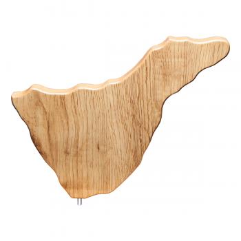 Mapa madera Tenerife roble natural (solo parte alta) (Frontal)