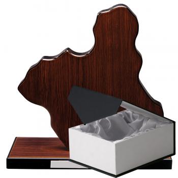 Mapa madera Murcia wengue con base (Frontal)