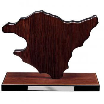 Mapa madera País Vasco wengue con base (Frontal)