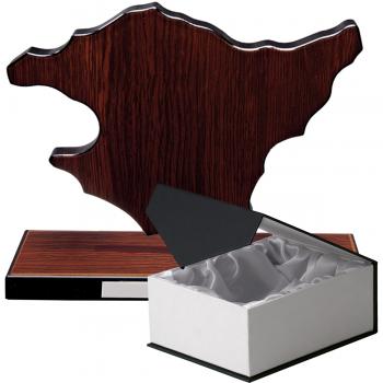 Mapa madera País Vasco wengue con base (Frontal)