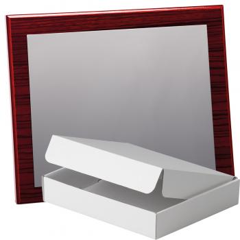 Kit placa de madera zebrano caoba, aluminio y estuche sencillo, serie P170A-50360 (Frontal)