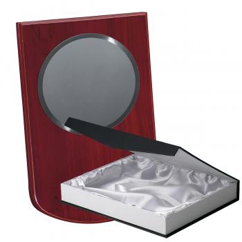 Kit metopa de madera color etimoe caoba, aluminio y estuche lujo, serie P350B-60700 (Frontal)