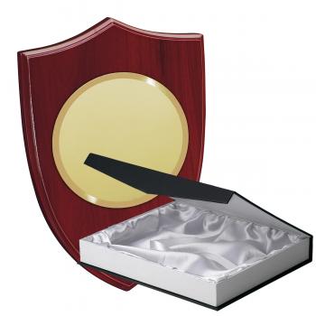 Kit metopa de madera color etimoe caoba, aluminio y estuche lujo, serie P360B-60770 (Frontal)