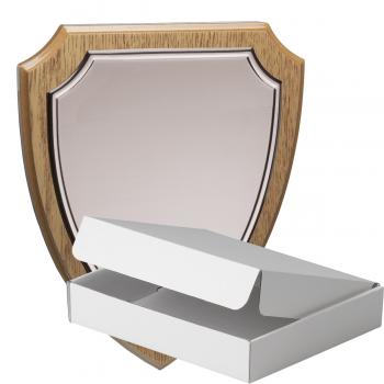 Kit metopa de madera color roble natural, aluminio y estuche sencillo, serie P460A-60810 (Frontal)