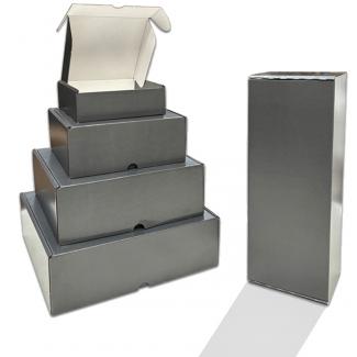 Estuche carton gris grafito