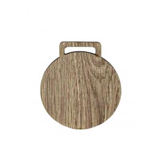 Medalla de madera