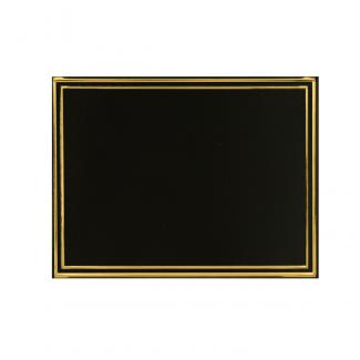 Placa aluminio negra MAD-SPORT