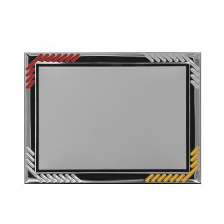Placa aluminio homenaje españa 