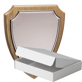 Kit metopa de madera color roble natural, aluminio y estuche sencillo, serie P460A-60810 (Frontal)
