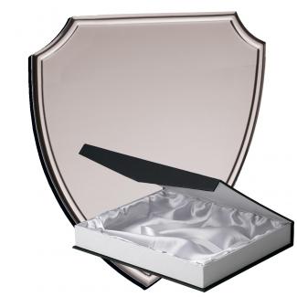 Kit metopa de madera color negro mate, aluminio y estuche lujo, serie P460B-60100 (Frontal)