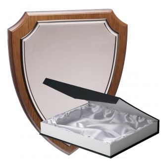 Kit metopa de madera color roble avellana mate, aluminio y estuche lujo, serie P460B-60820 (Frontal)