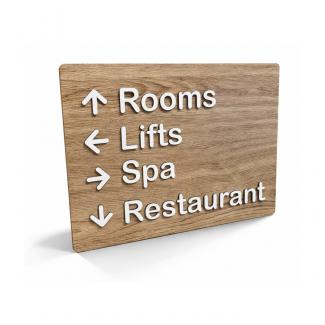 CARTEL SEÑALIZACION MADERA 